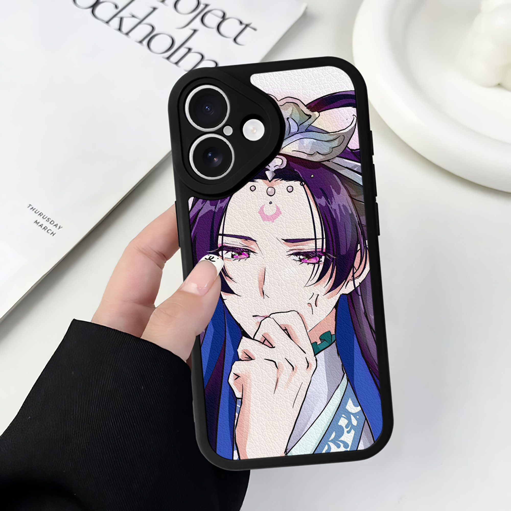 薬屋のひとりごと The Apothecary Diaries 【iPhone 16シリーズ対応】シリコンスマホケース（レザー調） 材質：シリコン